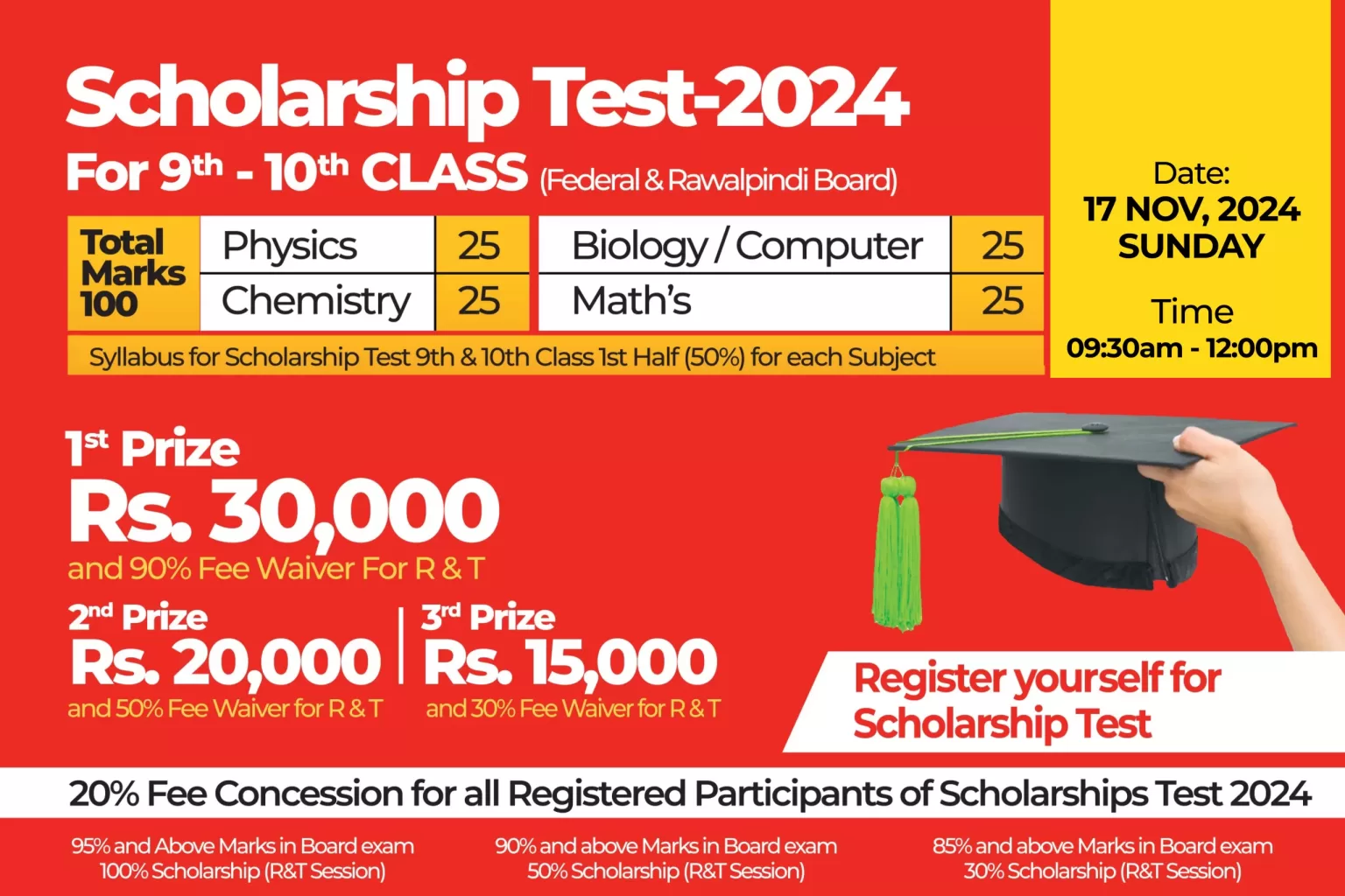 Revision and Test Session 2024 Scholar Ship Test